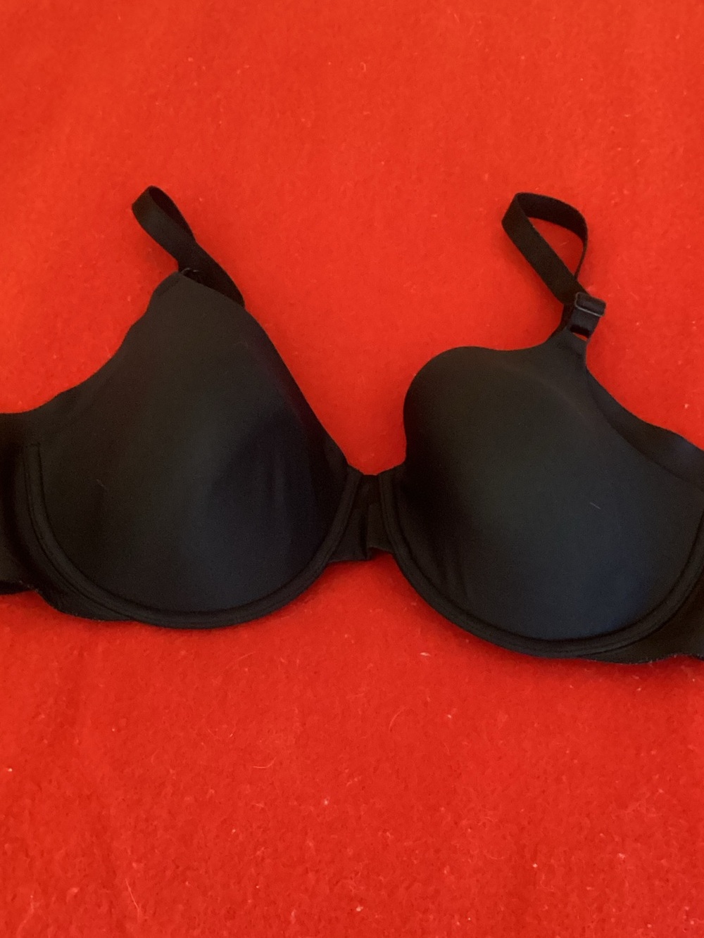 Warner's Black Molded Underwire Bra